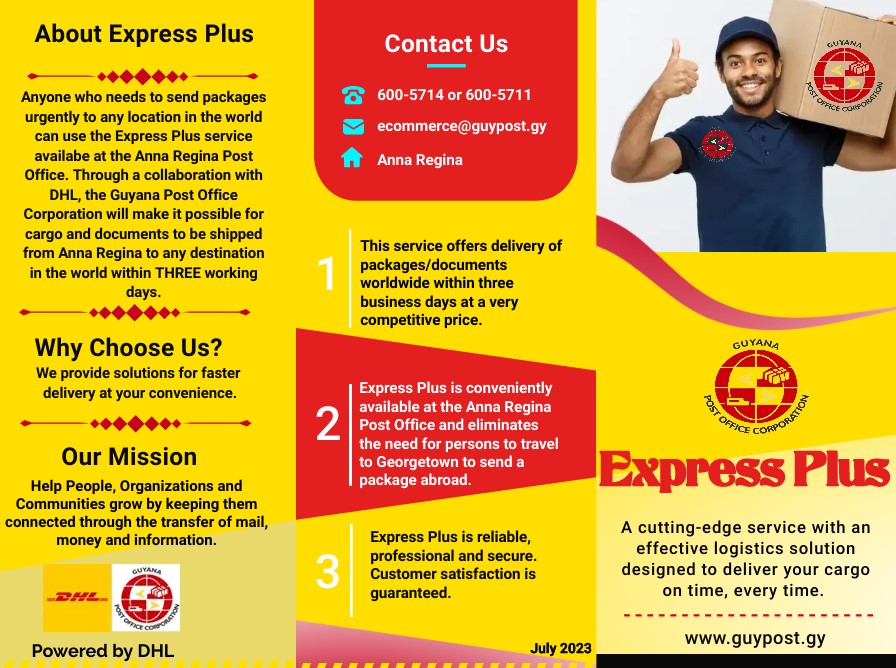 EXPRESS Plus – Guyana Post Office Corporation