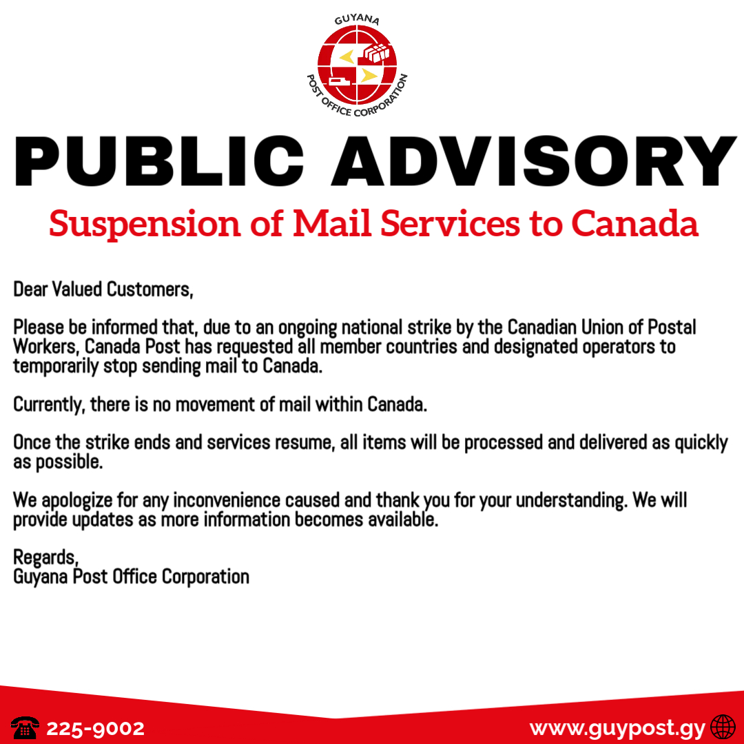 PUBLIC ADVISORY