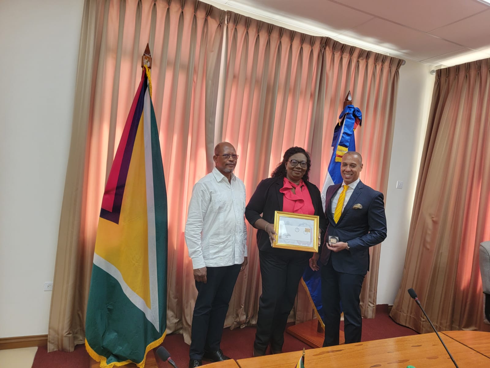 Commemorative Stamp launched to mark 55 Years of Diplomatic Relations Between Guyana and the Dominican Republic