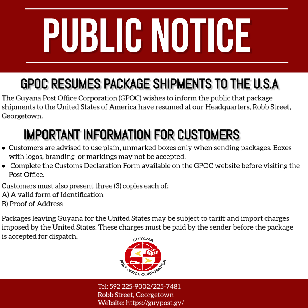 GPOC Resumes U.S.A Shipments